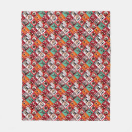 Liten Hundar i Sweaters Diagonal Fleece Blanket