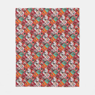 Liten Hundar i Sweaters Diagonal Fleece Blanket