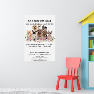 Liten hundträffservice poster