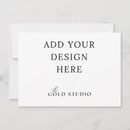 Liten inbjudanmall liggande (4,5 x 6,25) inbjudningar