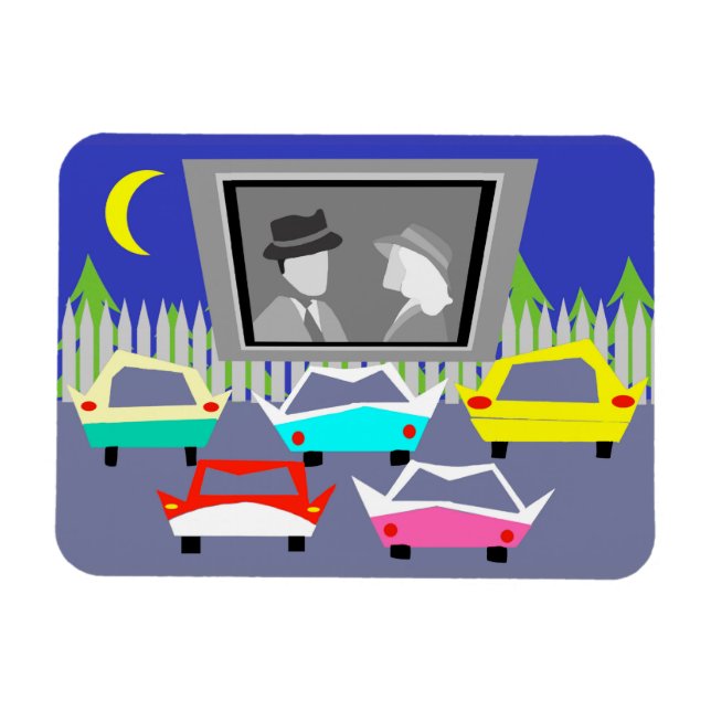 Liten inbyggd filmovie Flexi Magnet (Horisontell)