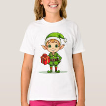 Liten julalf – Barnjul T-shirt