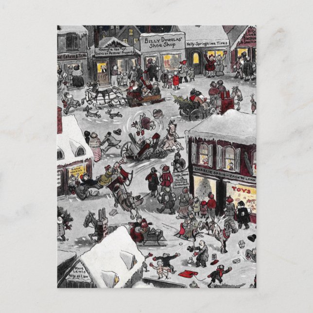 Liten julby  vykort (Framsida)