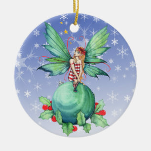 Liten julfée ornament