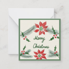 Liten julkort anteckningskort