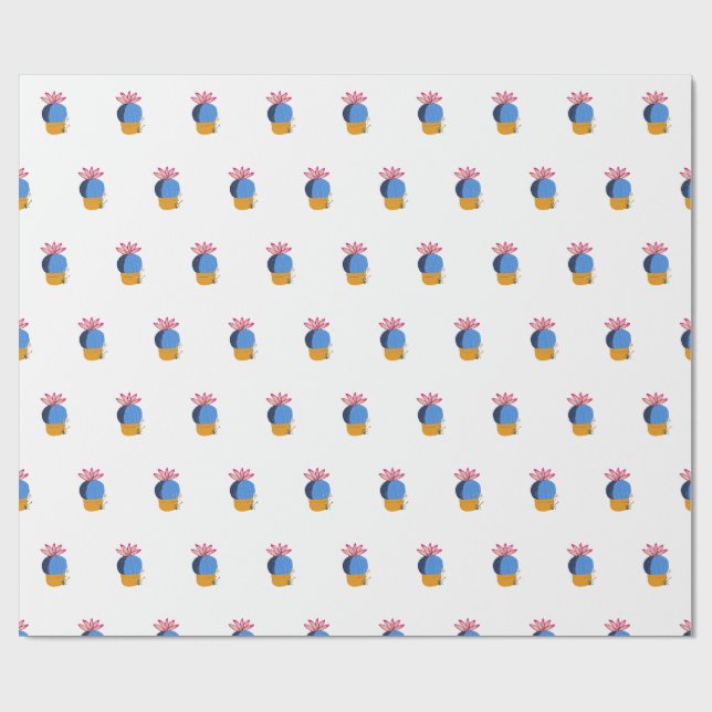 Liten kaktus presentpapper (Platt)