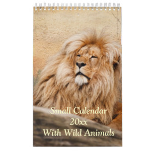 Liten kalender 2026 med Vilda djur