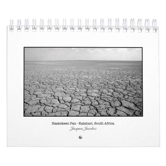 Liten kalender för B&W-resebild (Omslag)