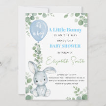 Liten Kanin Eukalyptus Baby Boy Baby Shower
