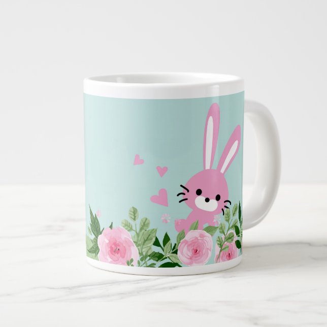 liten kanin, kanin Jumbo Mugg (Framsida höger)