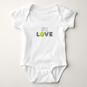 Liten kärleksbaby helkroppsstrumpsuit t shirt