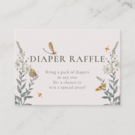 Liten kärleksbug Wildflower Baby Shower  Tilläggskort