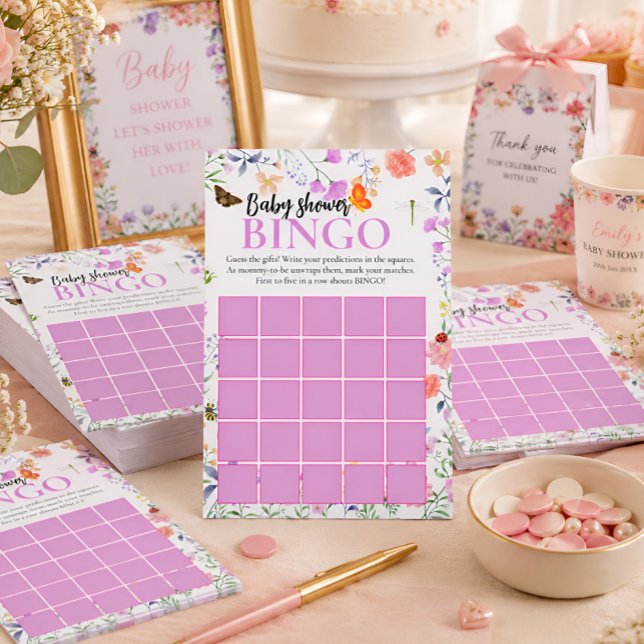 Liten kärleksbugs baby shower Bingo-spel (Skapare uppladdad)