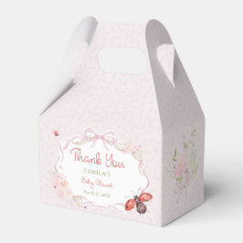 Liten kärleksbugs blomsterflicka baby shower presentaskar