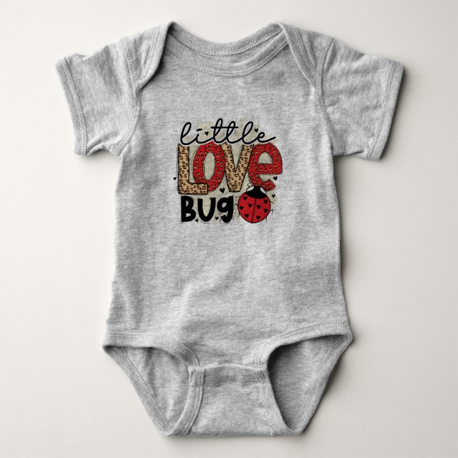 Liten kärleksbugsvalentin  t shirt (Framsida)