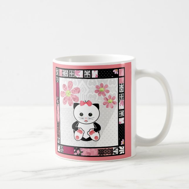 Liten katt kaffemugg (Höger)