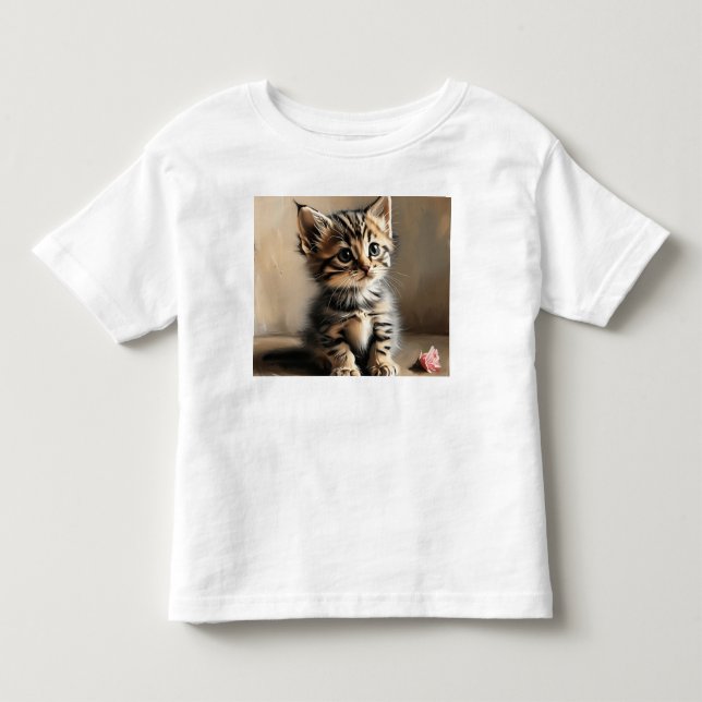Liten katt t shirt (Framsida)