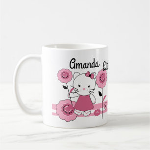 Liten kattunge . personlig dekoration kaffemugg