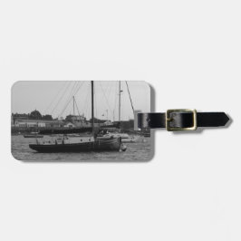 Liten klassisk yacht bagagebricka