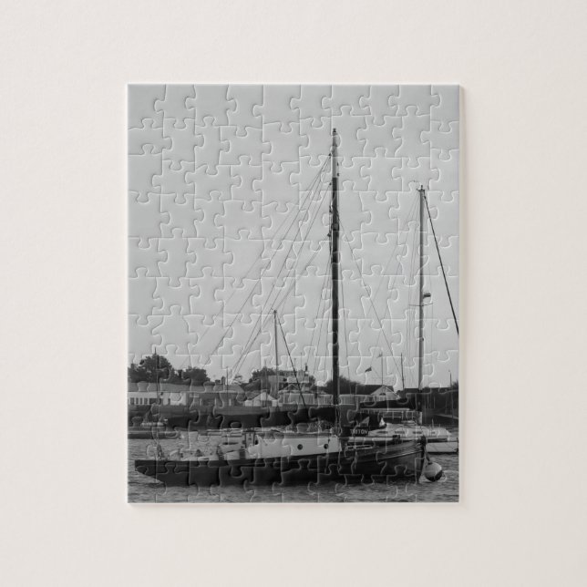 Liten klassisk yacht pussel (Vertikal)