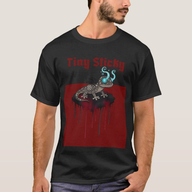 Liten Klistrig T Shirt (Framsida)