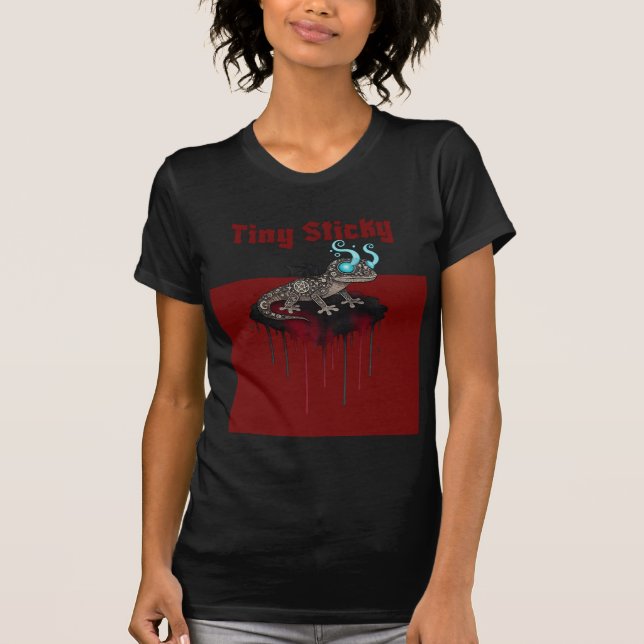 Liten Klistrig T Shirt (Framsida)
