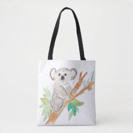 Liten koala tygkasse