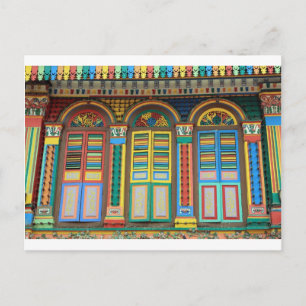 Liten kolonialarkitektur i Indien, Singapore Vykort