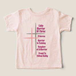 Liten krigare av Kristus - Krigare under utbildnin T Shirt