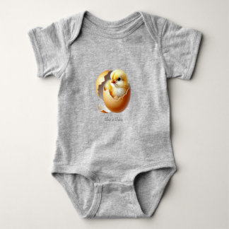 Liten kyckling kläcks baby body t shirt