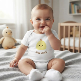 Liten kycklingbaby bodysuit t shirt