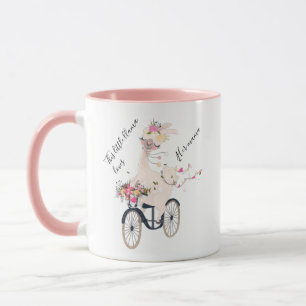 Liten Lama älskar Mamma, Personlig Mugg, Mugg