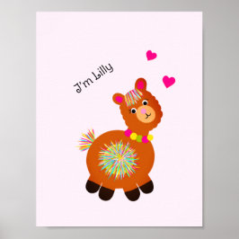 Liten lama poster