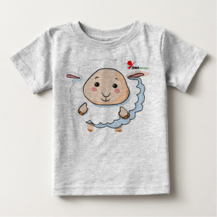 Liten lamm baby t-shirt