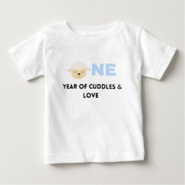 Liten Lamm Födelsedagsklänning T Shirt