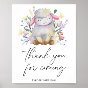 Liten lamm - Tack för att du kom Poster