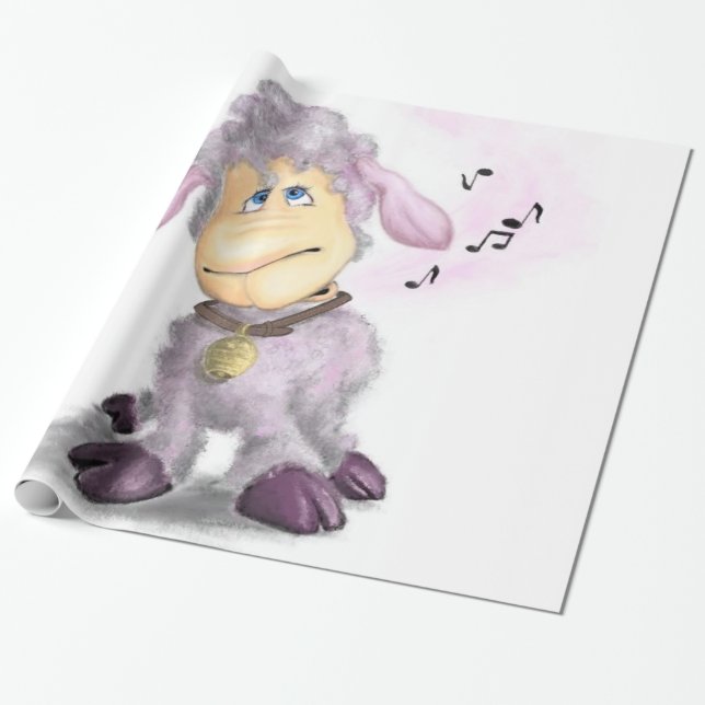 Liten lampa med Papper gift för radbyte Presentpapper (Utrullad)