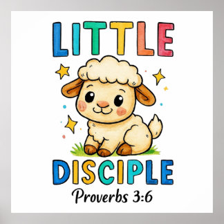 Liten lärjunge Ordspråksboken 3:6 Poster