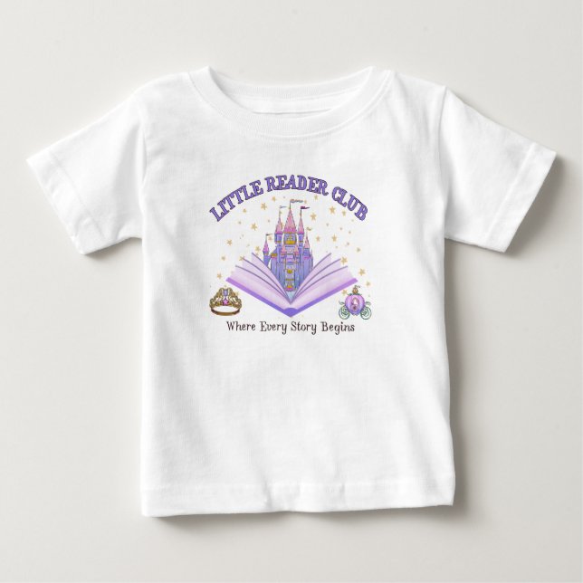 Liten Läsarklubb Toddlers T-Shirt (Framsida)
