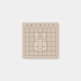 Liten latte bunny Calendar Post-it Notes Block