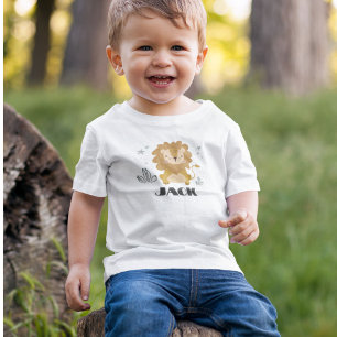 Liten Lejon, anpassad Baby T-shirt 0-24 mos