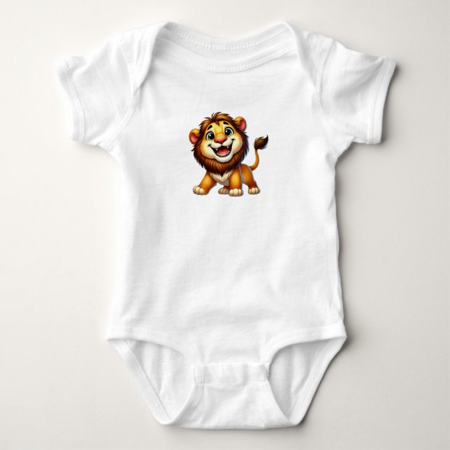 Liten Lejon charm T Shirt (Framsida)