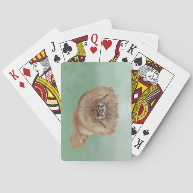 Liten Lejon Hund Spel Kort (Baksidan)