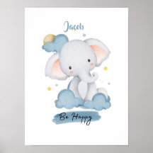 Liten lektioner Elefant från molnet
