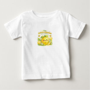 Liten Lemon Squeeze Baby Tröja Söt Citrus Sommar