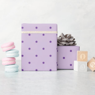 Liten Lila Polka-Dots på Light Lila Gift Presentpapper