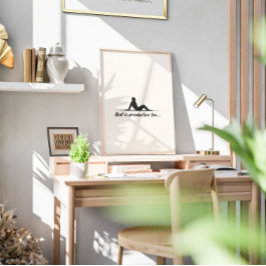 Liten lisoettcitat för inspirationsminimalt relaxe poster