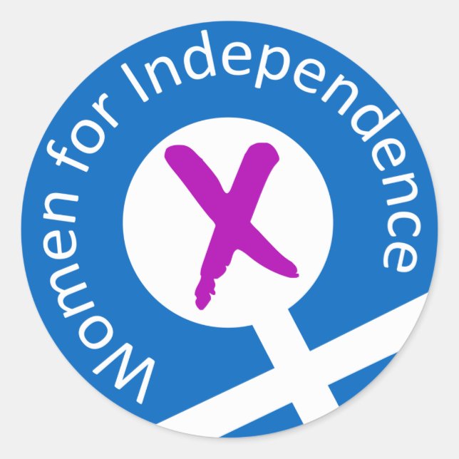 Liten logotyp runt klistermärke (Framsida)