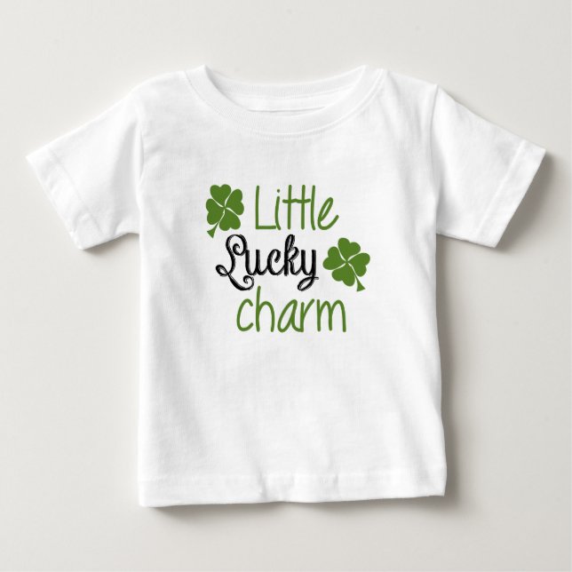 Liten Lyckans Talisman Baby Spädbarn T-Shirt (Framsida)