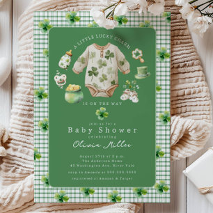 Liten Lycklig Förtrollning Bebis Shower Inbjudan